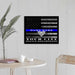 Dallas Police Department Thin blue Line Police Gift Custom Art