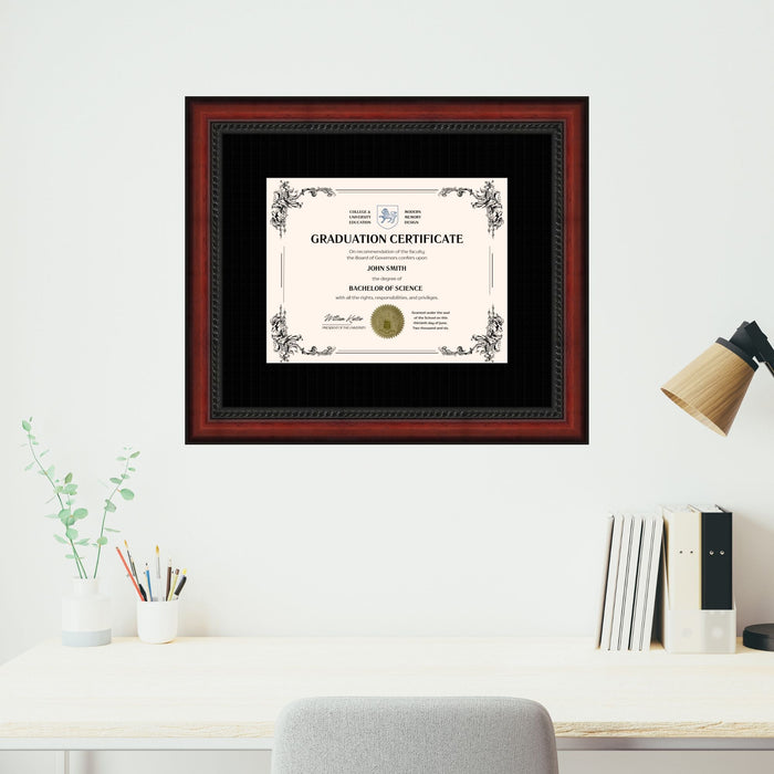 University of Colorado Boulder Diploma Frame 8.5x11 Certificate Black