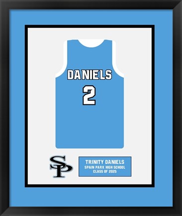 John Hadder - 7 Jersey frames - Spain Park High School