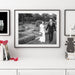 Frame custom for wedding anniversary art canvas print