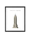 Framed Empire State building Art New York City Picture Frame Store New Jersey