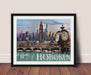 Hoboken NJ Wall Art Print Framed  Hoboken New Jersey art Gallery Wall Hoboken Framed Art Print New Jersey 