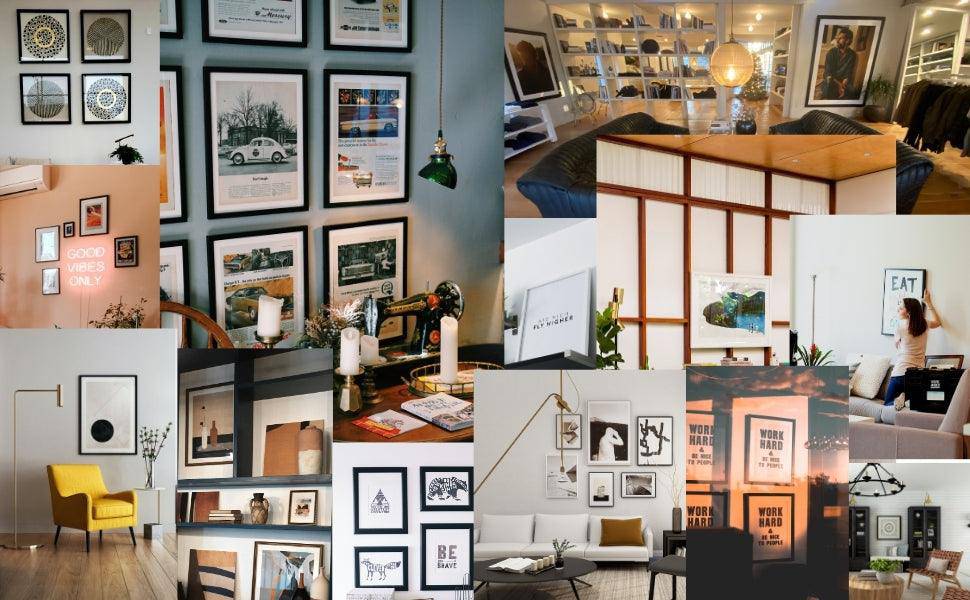 13 Great Ways to Update Picture Frames and Wall Art