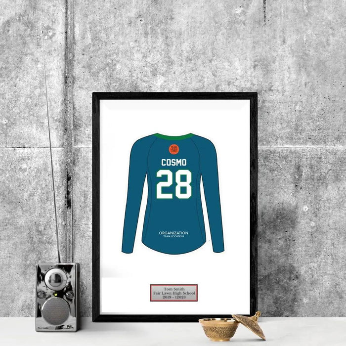 High School Senior Night Gift Student Athletes Jersey Print