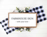 Large Farmhouse Signs Custom Made Picture Frame Store New Jersey