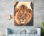 Lion Canvas Print king of the jungle Wall Art for Wall Decor