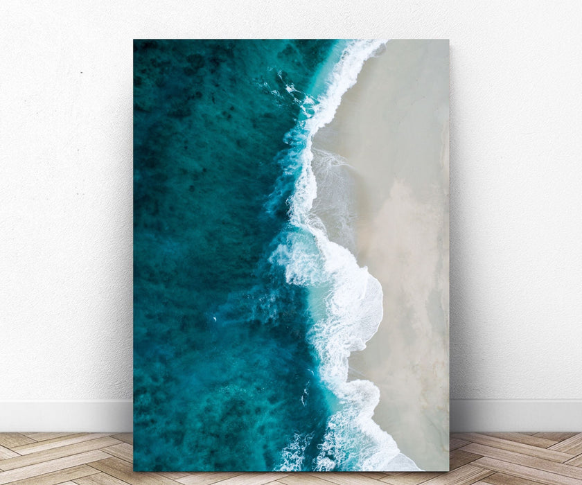 Modern Art Beach Wave Canvas Prints Landscape Beach Decor