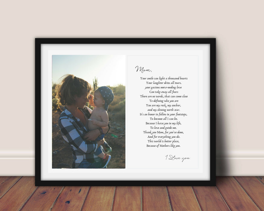 Best Mom Wall art print framed 