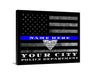 Nassau County Police Department Thin blue Line Police Gift Custom Art