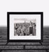 black and white Manhattan, New York City picture framed photography