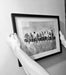 black and white Manhattan, New York City picture framed photography