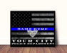 Omaha Police Department Thin blue Line Police Gift