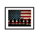 Patriotic Military USA Flag Wall Art Framed or Canvas Art Print | Modern Memory Design