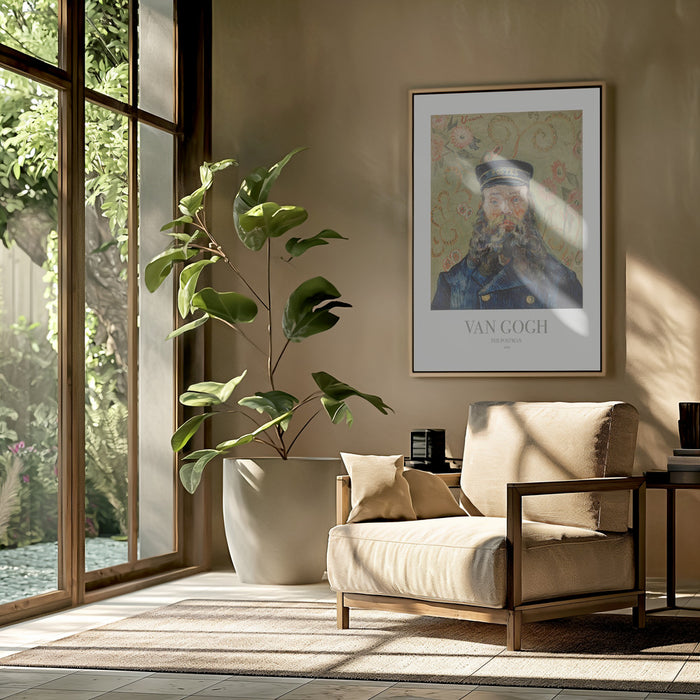 The Postman Framed Art Modern Wall Decor