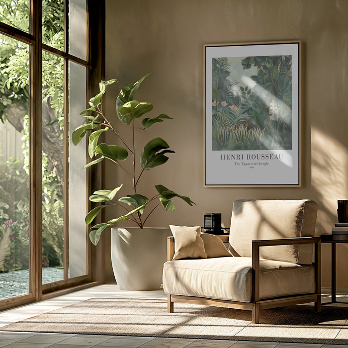 The Equatorial Jungle Framed Art Modern Wall Decor