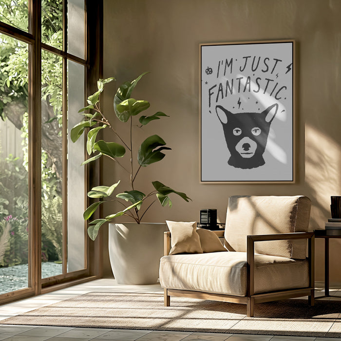 Im Just Fantastic Framed Art Wall Decor