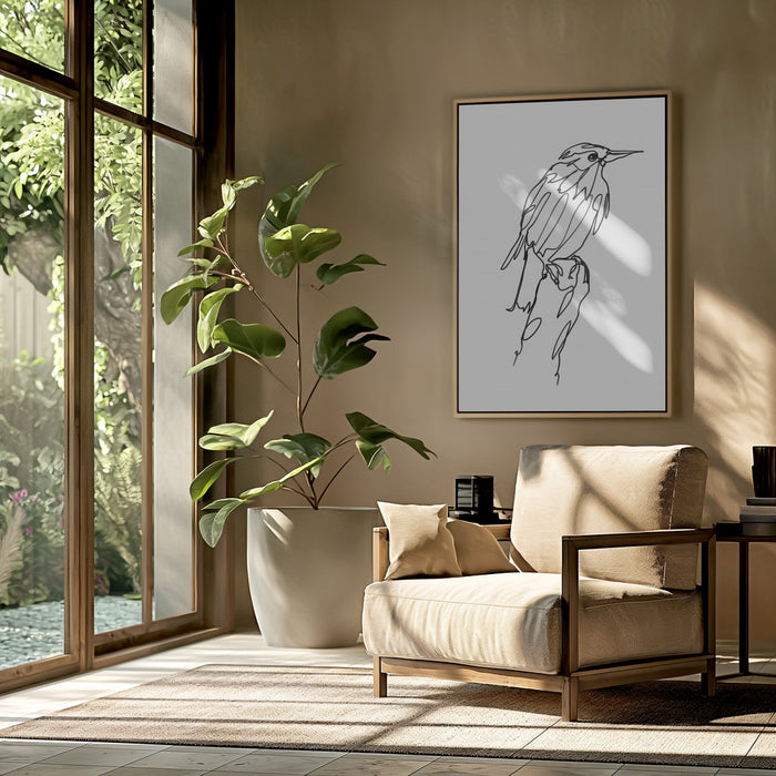 Walking Murmuration Framed Art Wall Decor