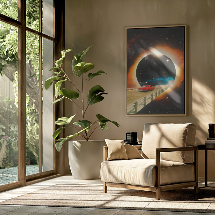 A Space Journey Begins Framed Art Modern Wall Decor