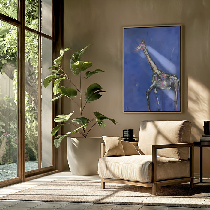 Camelopardalis Framed Art Modern Wall Decor