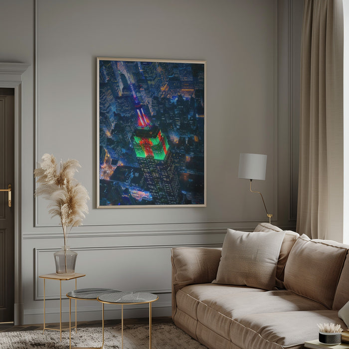 Flying NYC Framed Art Modern Wall Decor