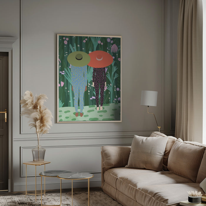 Jungle Pijamas Framed Art Modern Wall Decor