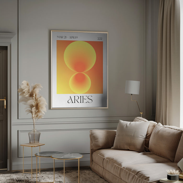 Aries Framed Art Modern Wall Decor