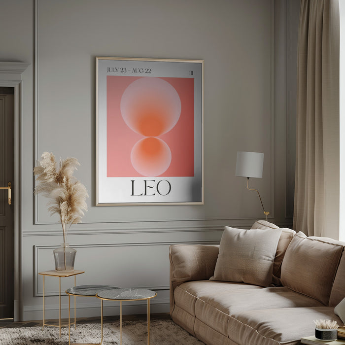 Leo Framed Art Modern Wall Decor