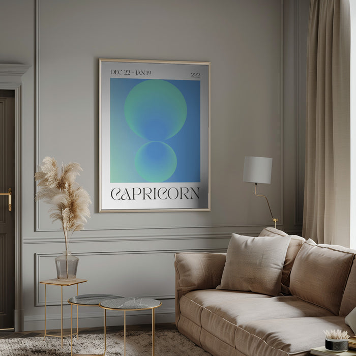 Capricorn Framed Art Modern Wall Decor