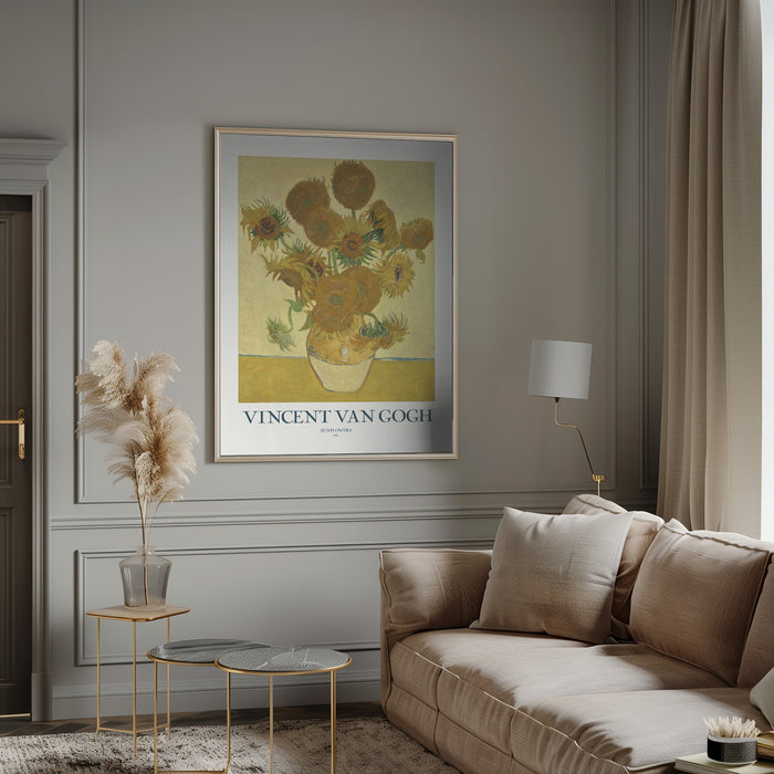 Sunflowers Framed Art Modern Wall Decor