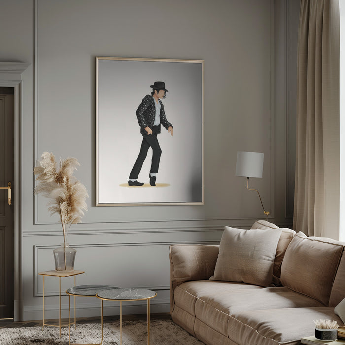 Moonwalk Framed Art Modern Wall Decor