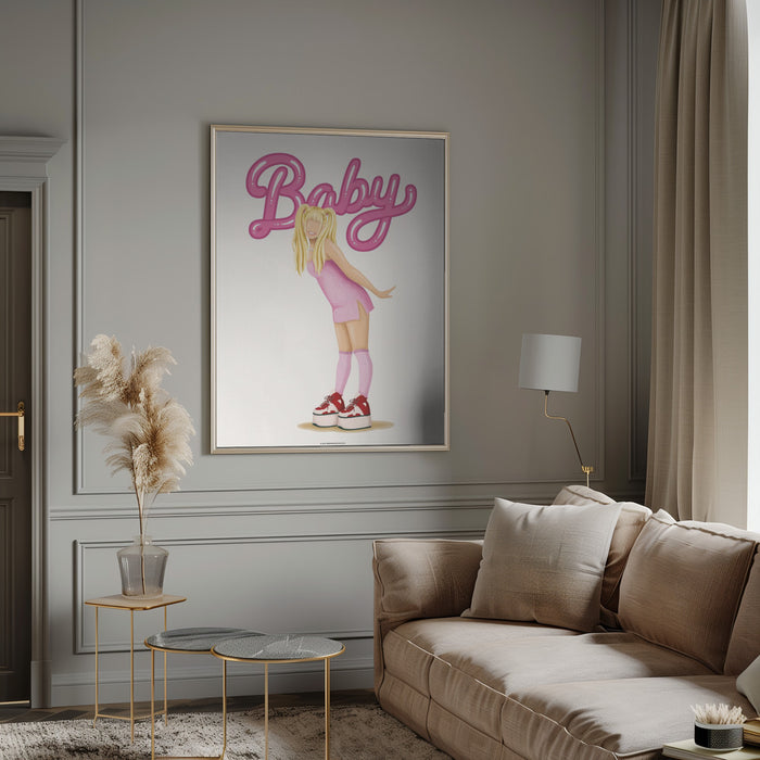 Baby Spice Framed Art Modern Wall Decor