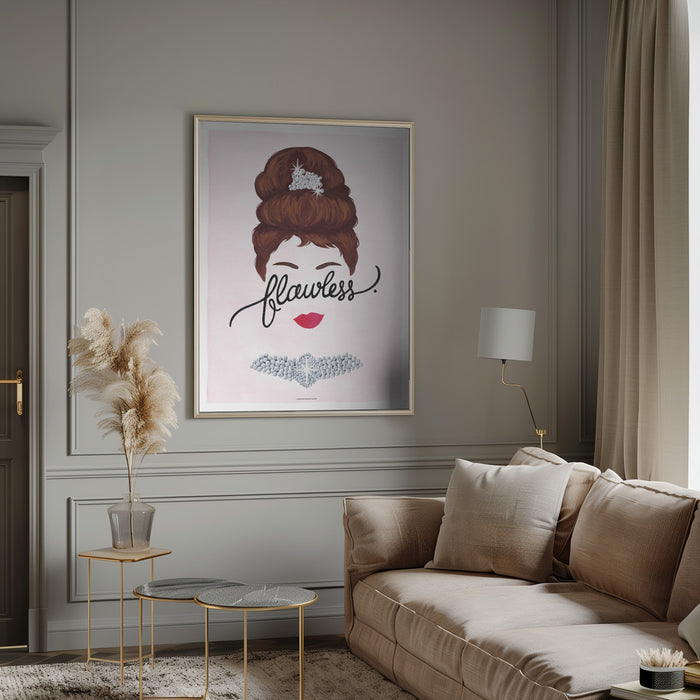 Flawless Audrey Framed Art Modern Wall Decor