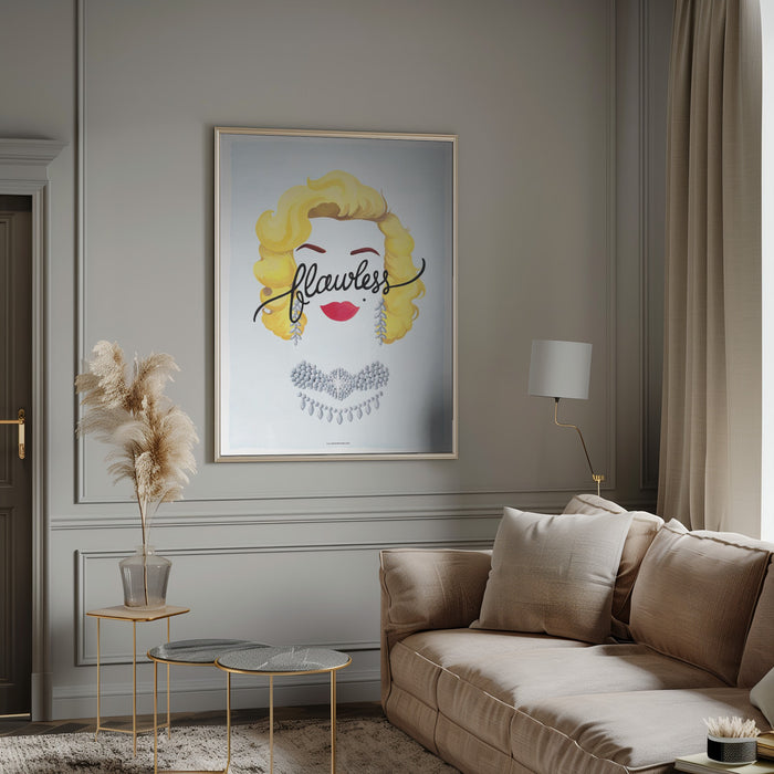 Flawless Marilyn Framed Art Wall Decor