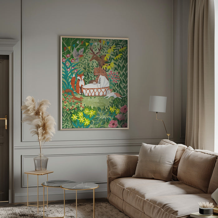 Welcome to the forest Framed Art Modern Wall Decor