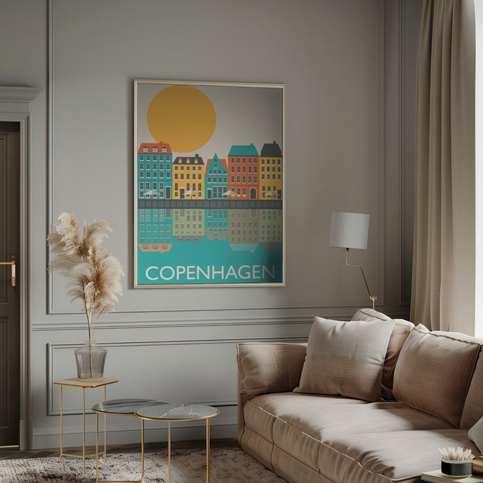 Copenhagen Framed Art Modern Wall Decor