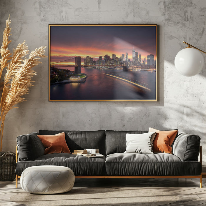 new york Landscape Framed Art