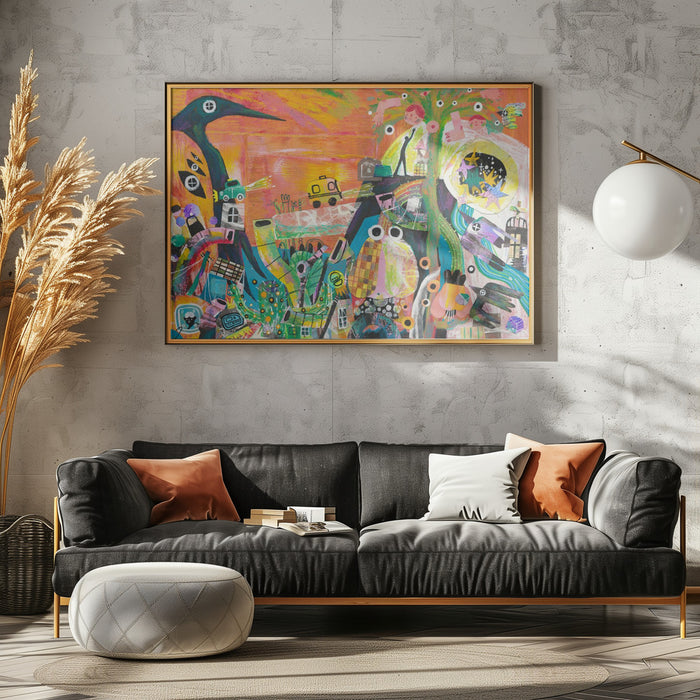 Multiply Landscape Framed Art