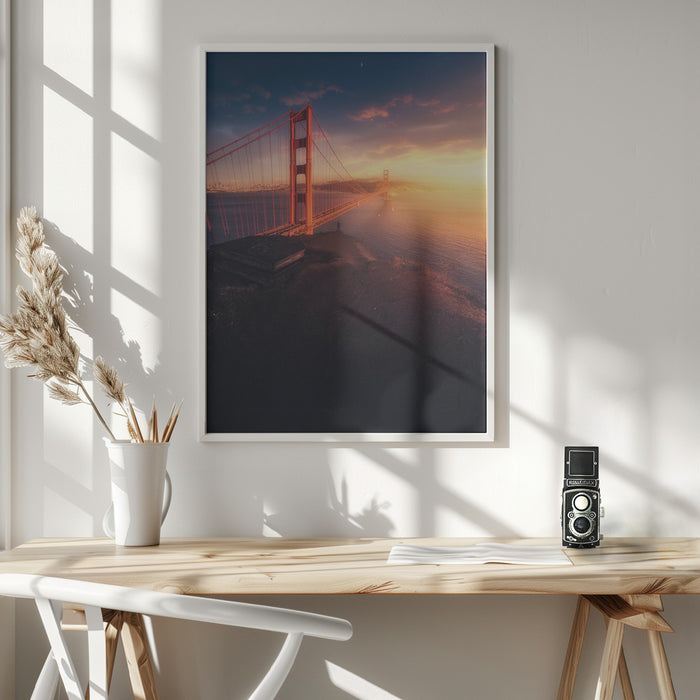 On the edge Framed Art Modern Wall Decor