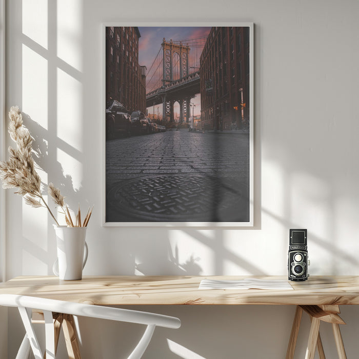 No Sleep 'til Brooklyn Framed Art Modern Wall Decor