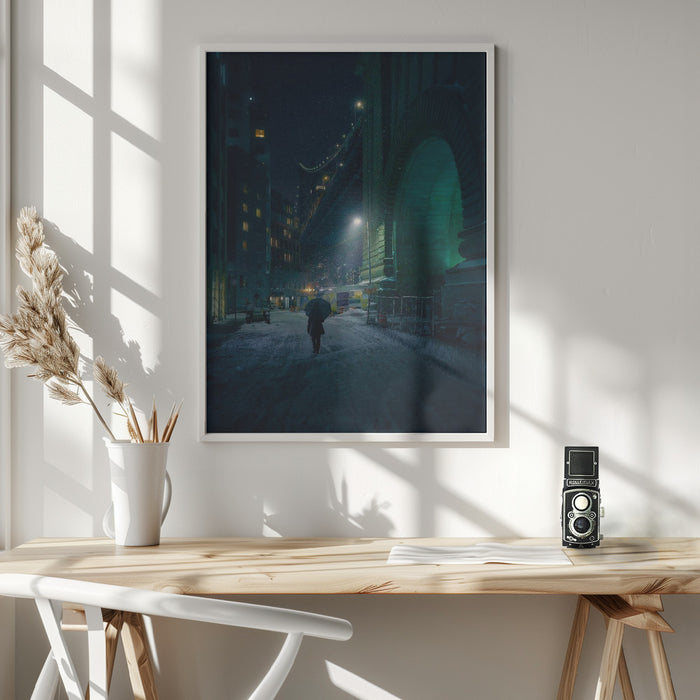 Under the Bridge Framed Art Modern Wall Decor