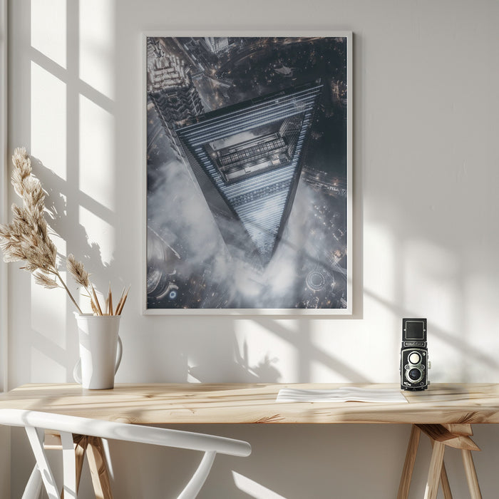 The Triangle Framed Art Modern Wall Decor