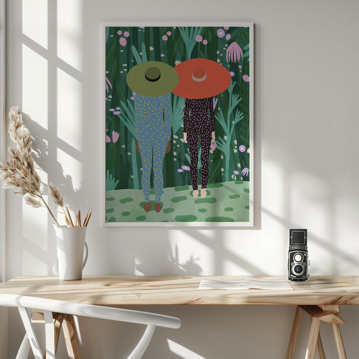 Jungle Pijamas Framed Art Modern Wall Decor