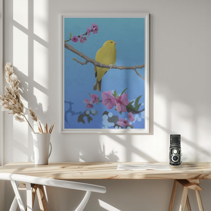 Goldfinch Framed Art Wall Decor