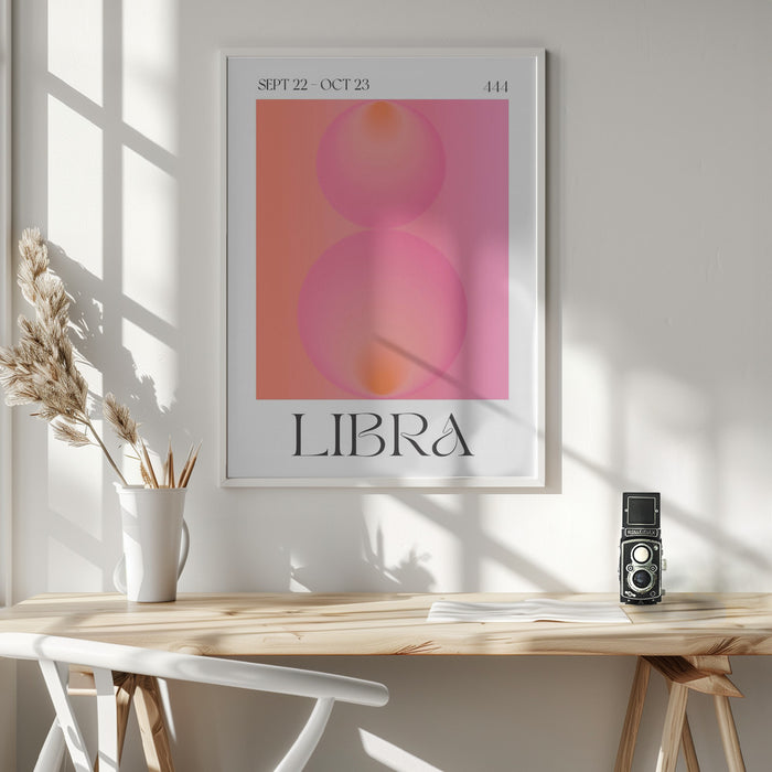 Libra Framed Art Modern Wall Decor