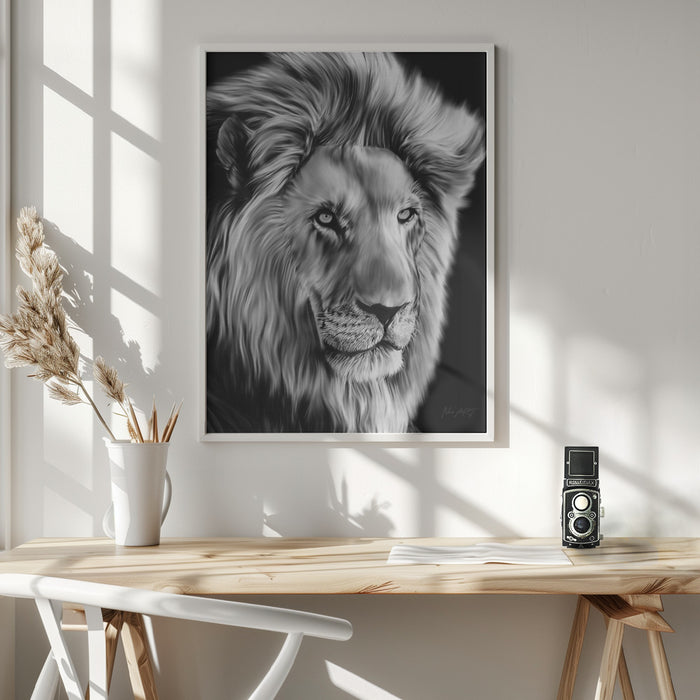 Leo II Framed Art Modern Wall Decor