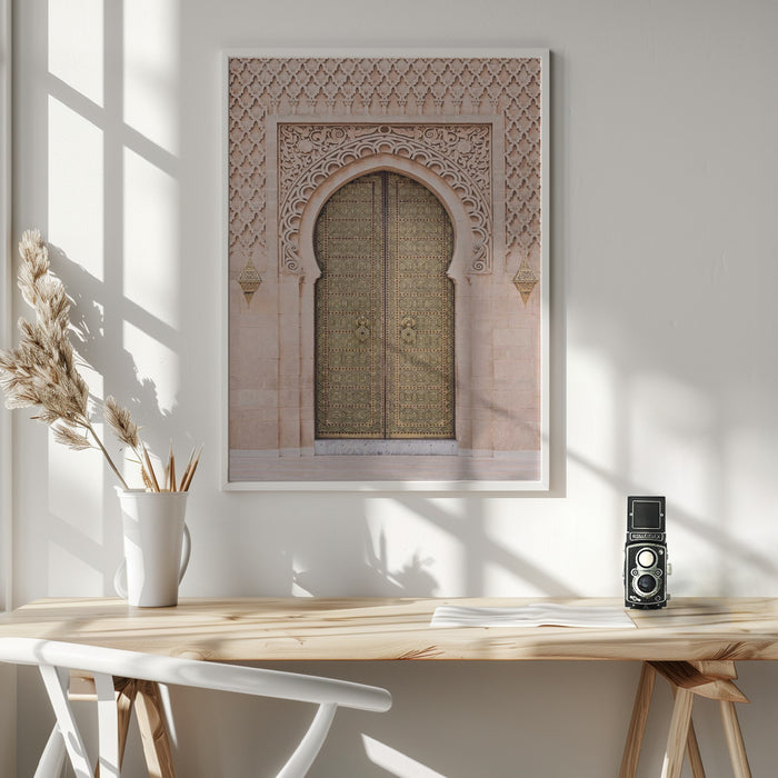 Boho Door Framed Art Modern Wall Decor