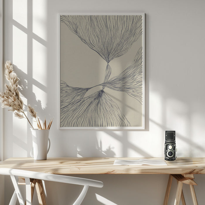 Interaction #2 Framed Art Modern Wall Decor