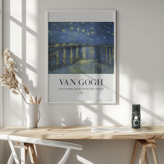 The Starry Night Over The Rhone Framed Art Wall Decor