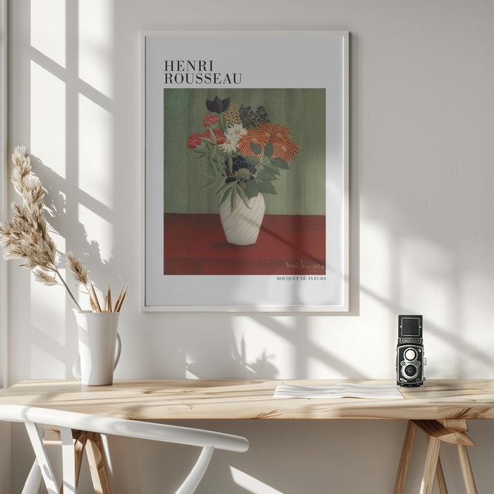 Bouquet De Fleurs Framed Art Wall Decor