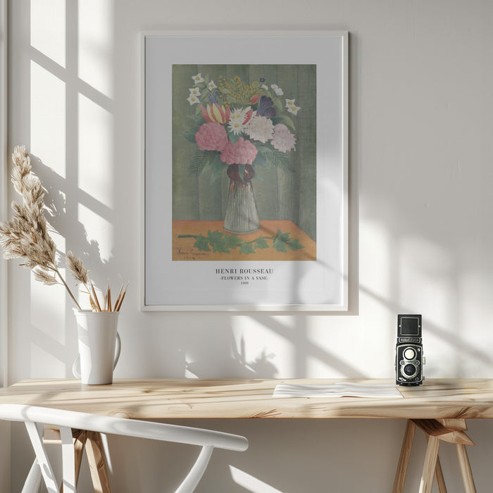 Flowers In a Vase Framed Art Wall Decor